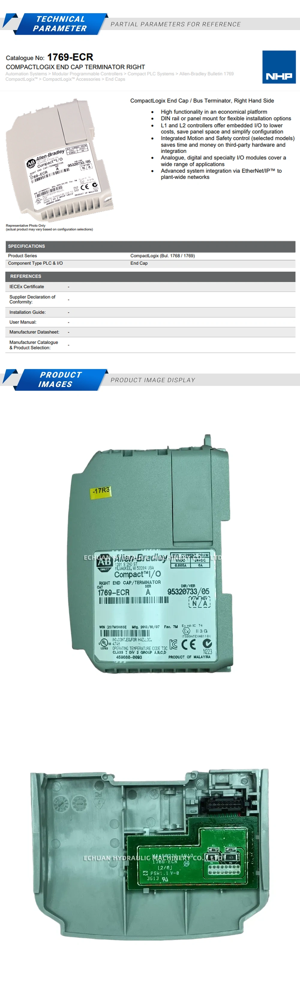 Allen-Bradley 1769-ECR Description
