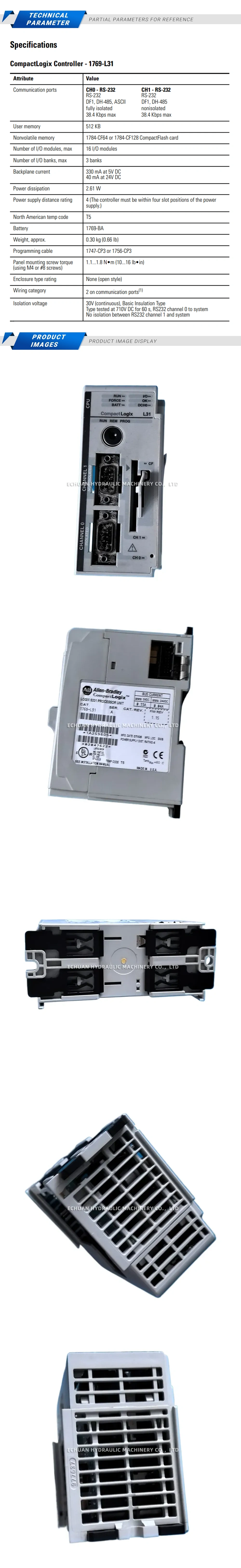 Allen-Bradley 1769-L31 Description