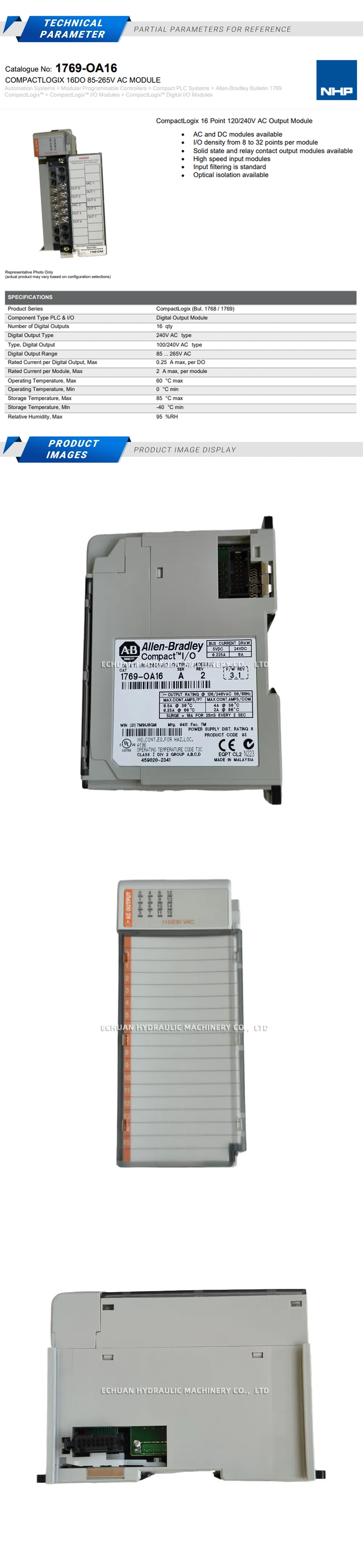 Allen-Bradley 1769-OA16 Description