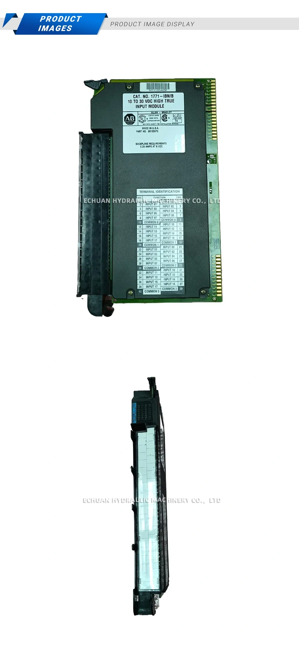 Allen-Bradley 1771-IBN/B Input Module Description