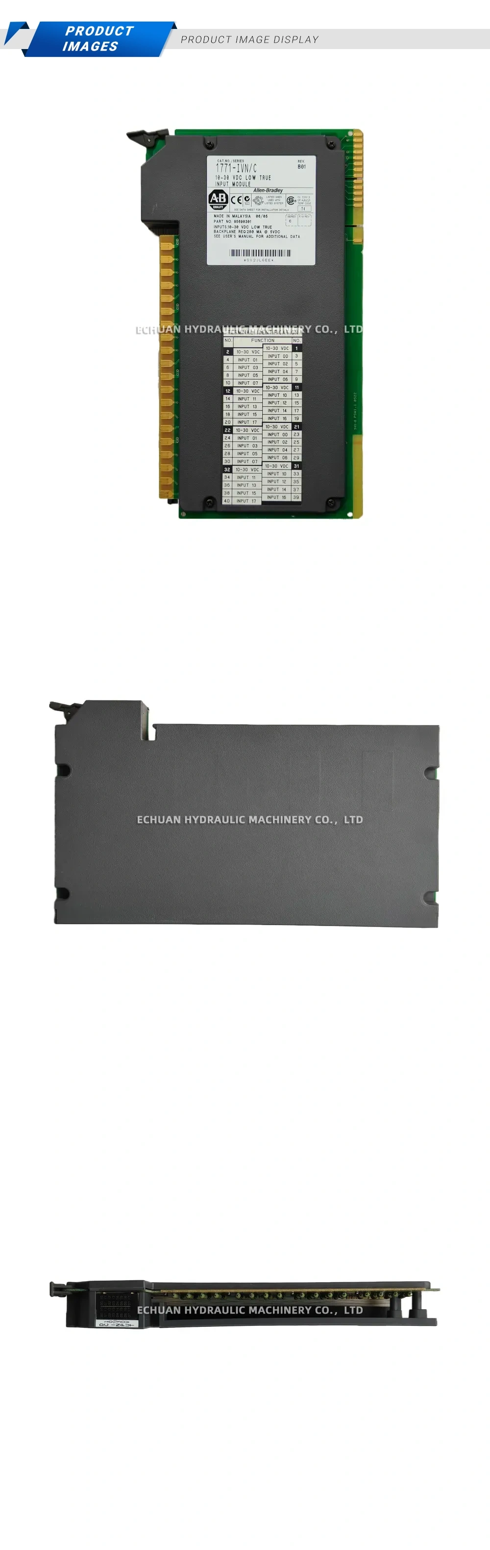 Allen-Bradley 1771-IVN/C Module Description