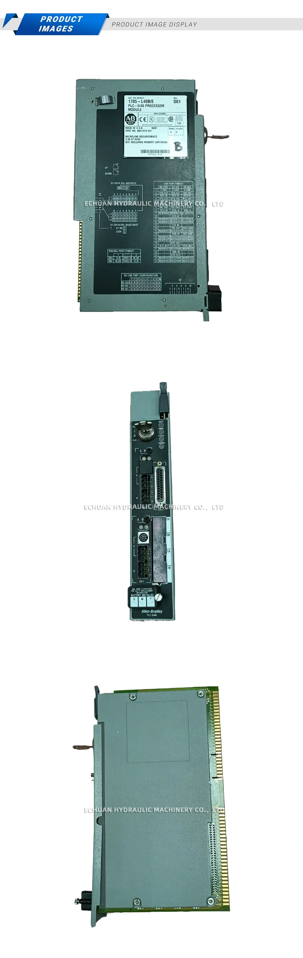 Allen-Bradley 1785-L40B/E Module Description