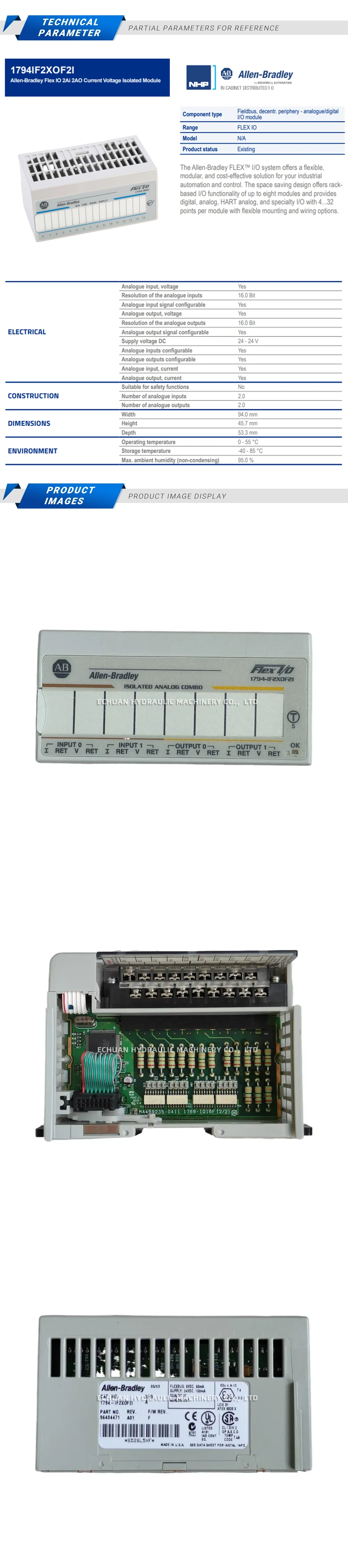 Allen-Bradley 1794-IF2XOF2I Module Description