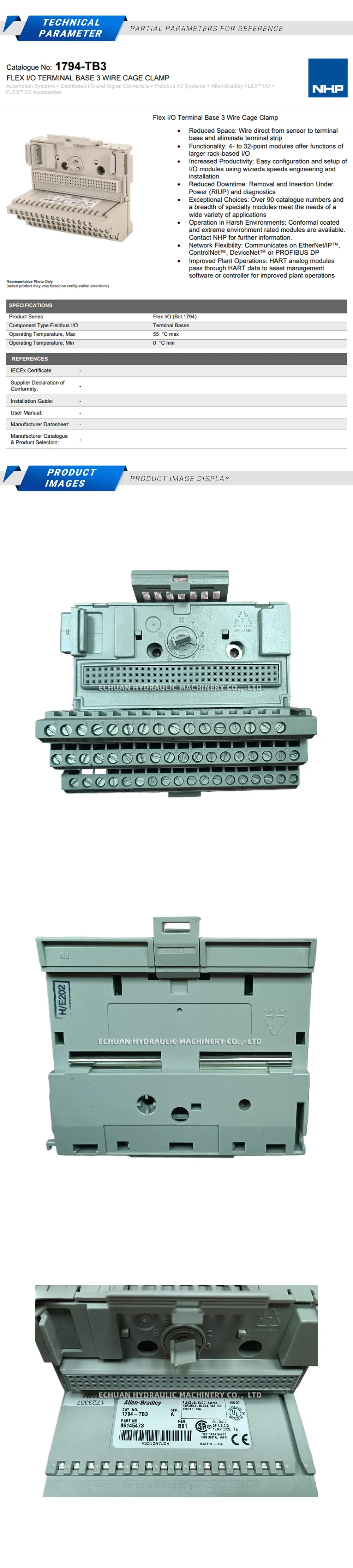 Allen-Bradley 1794-TB3 Description