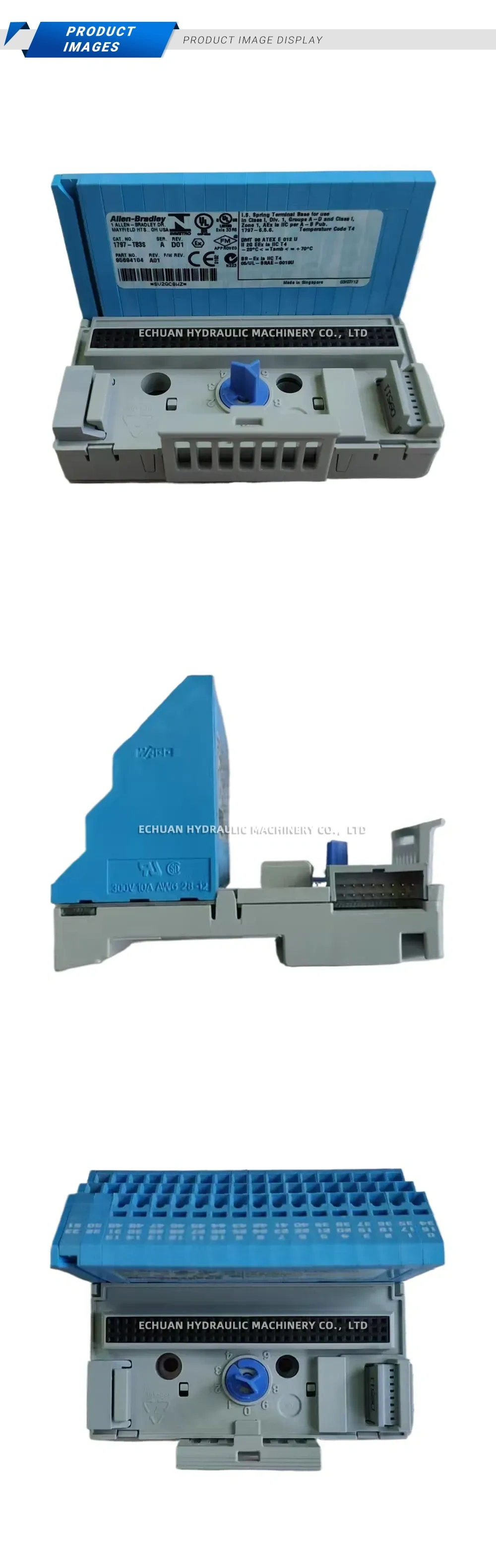Allen-Bradley 1797-TB3S Terminal base Description