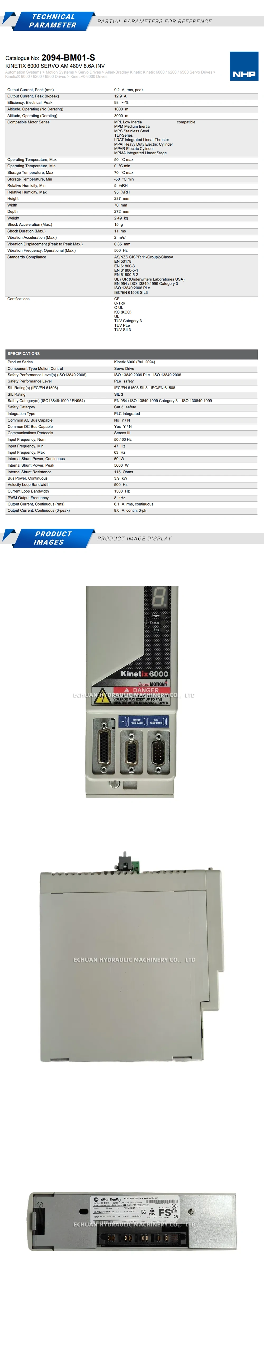 Allen-Bradley 2094-BM01-S Module Description