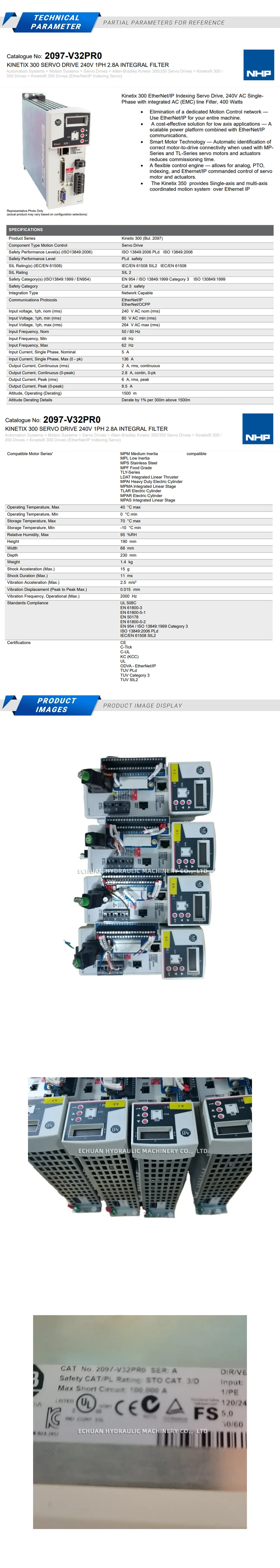 Allen-Bradley 2097-V32PRO Description