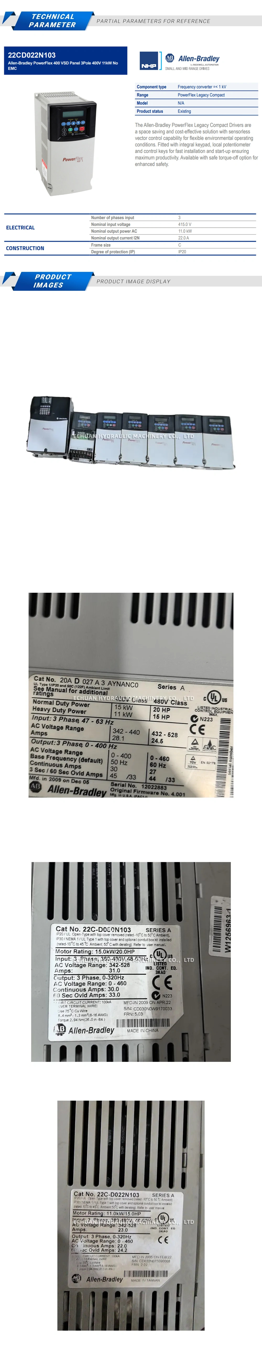 Allen-Bradley 22C-D022N103 Description