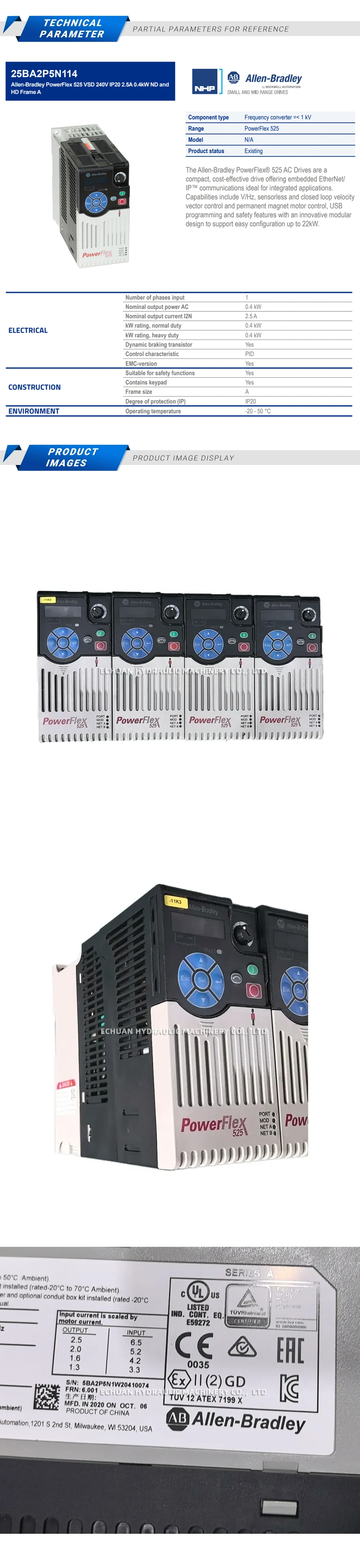 Allen-Bradley 25B-A2P5N114 Description