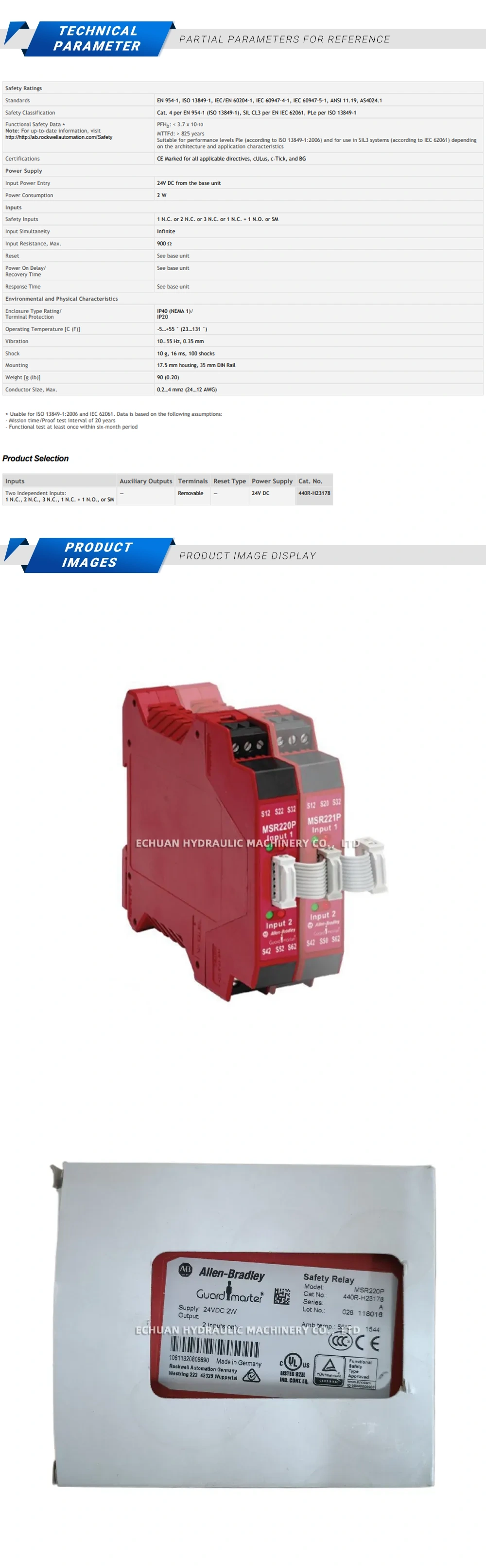 Allen-Bradley MSR220P Description