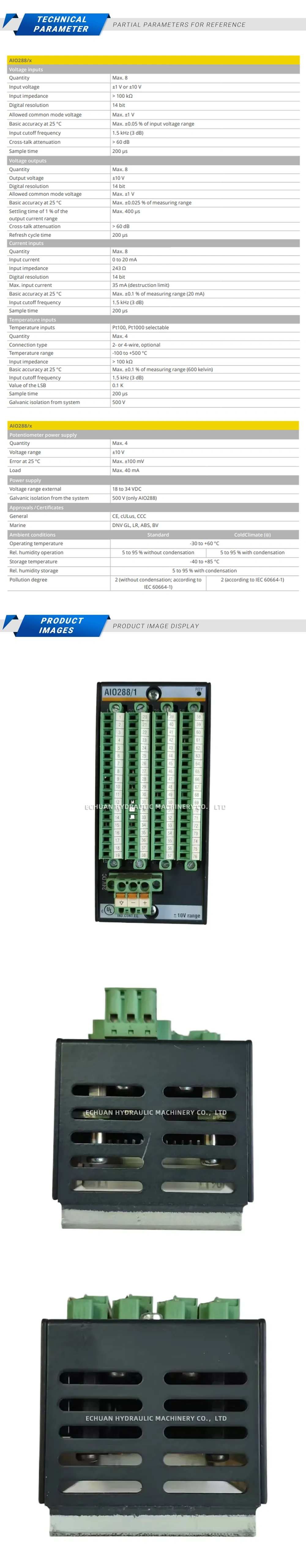Bachmann AIO288/1 Module Description