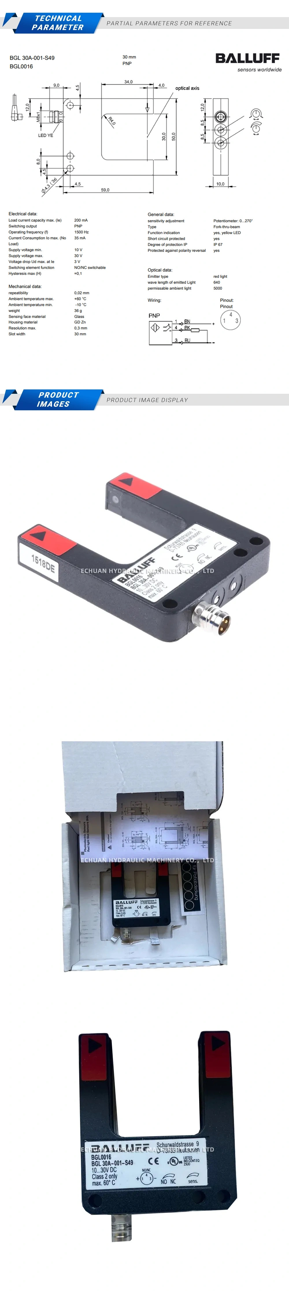 Balluff BGL0016 Description