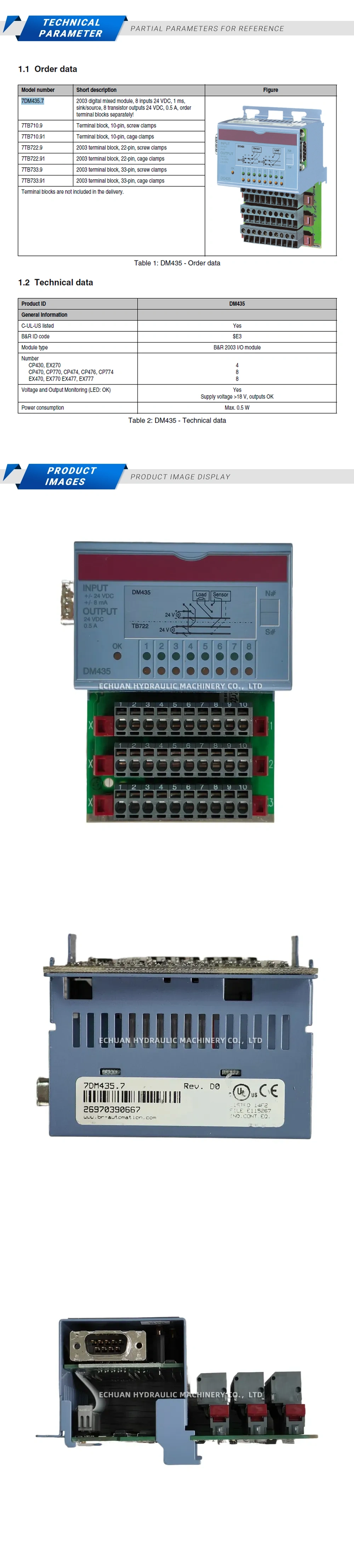 B&R 7DM435.7 Description