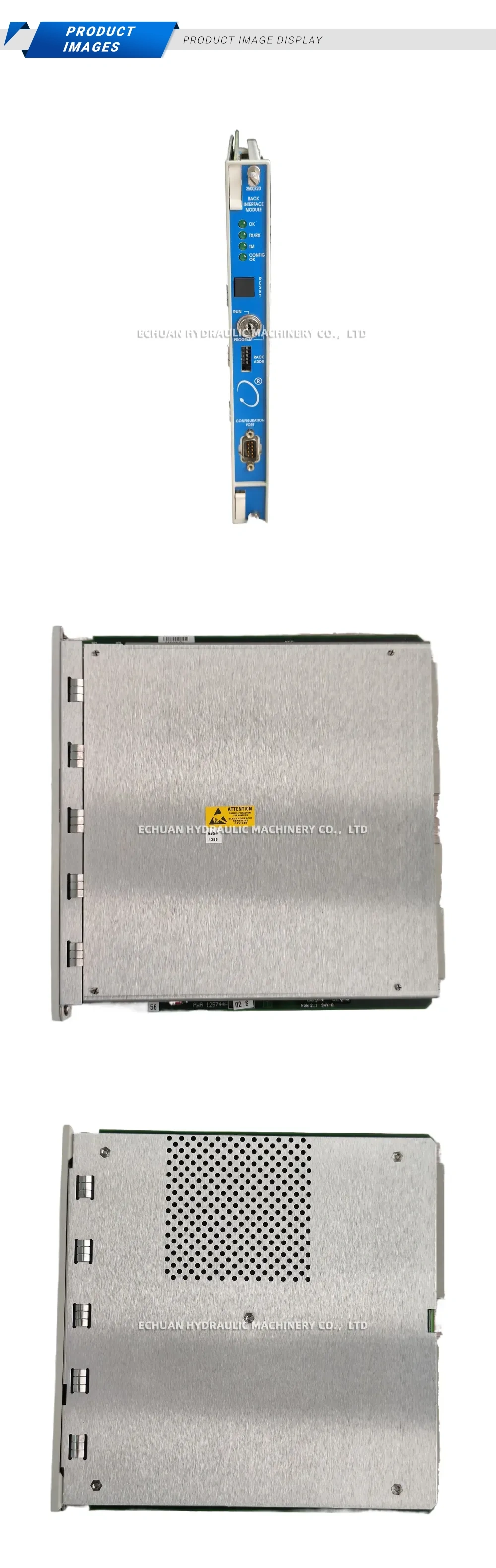 Bently 3500/20 Rack interface module Description