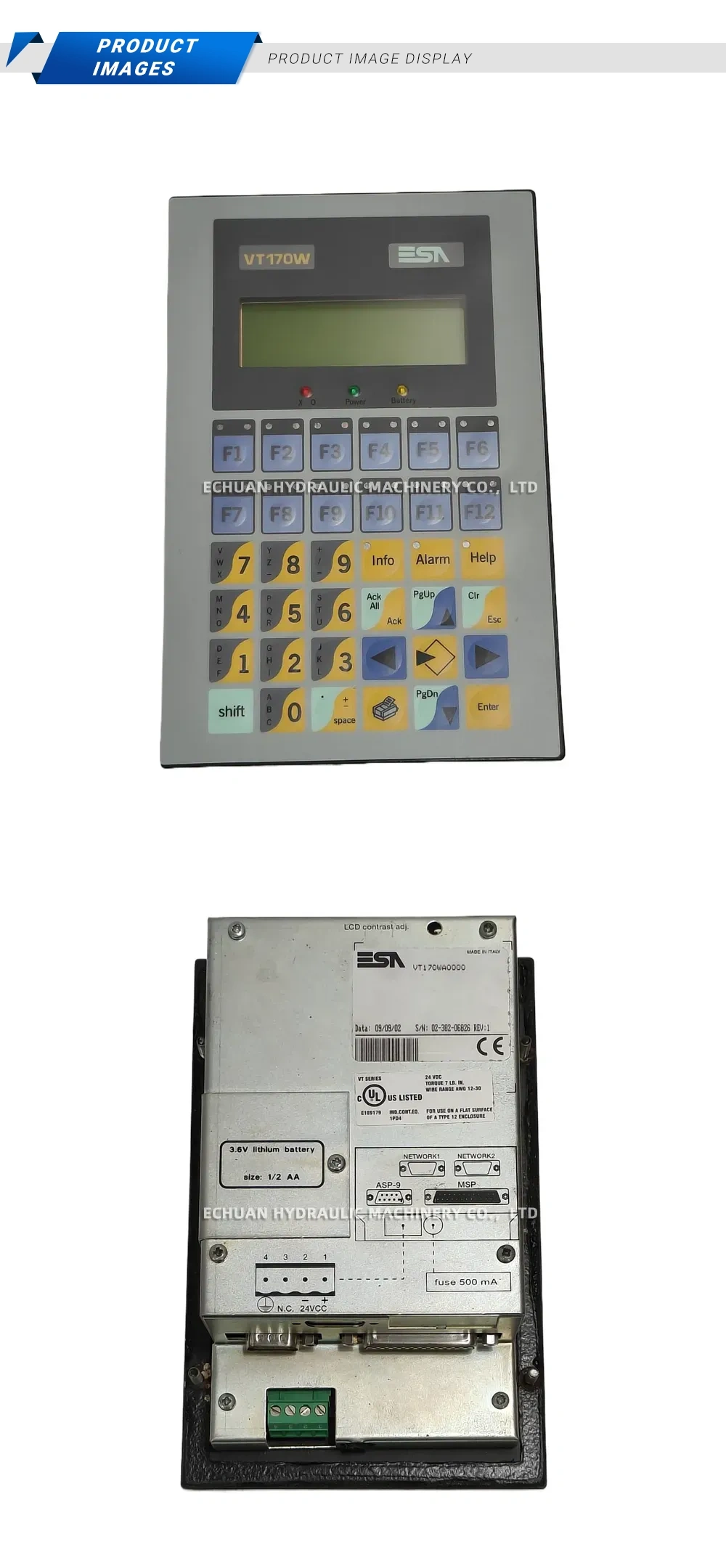 ESA VT170WA0000 Description