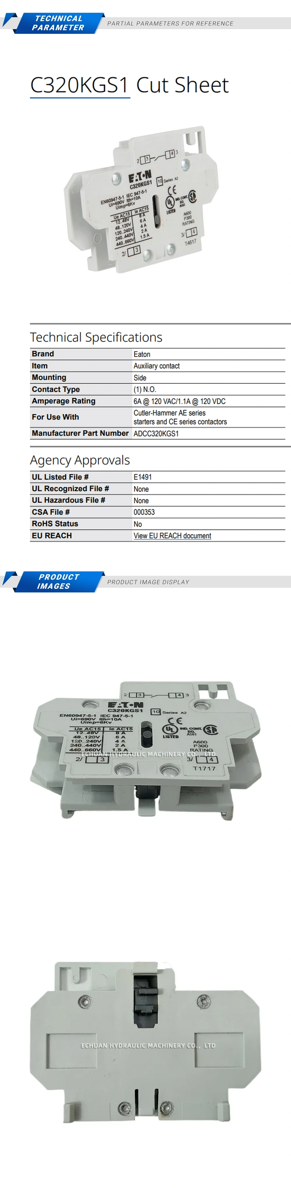 Eaton C320KGS1 Description
