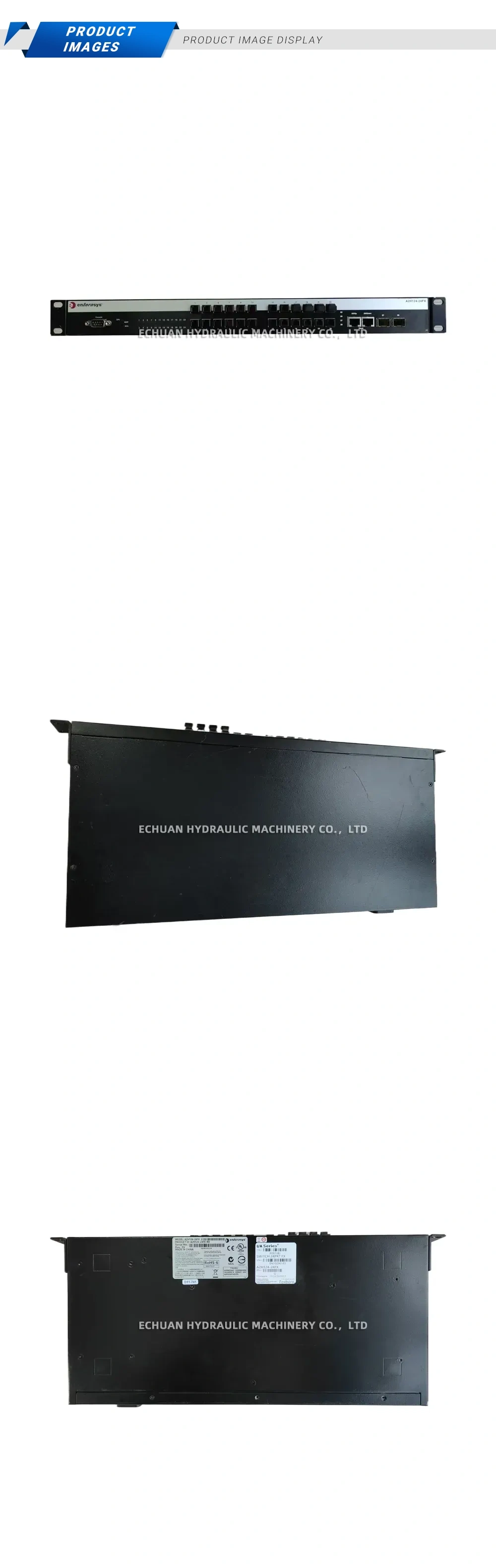 Enterasys A2H124-24FX-RH Description