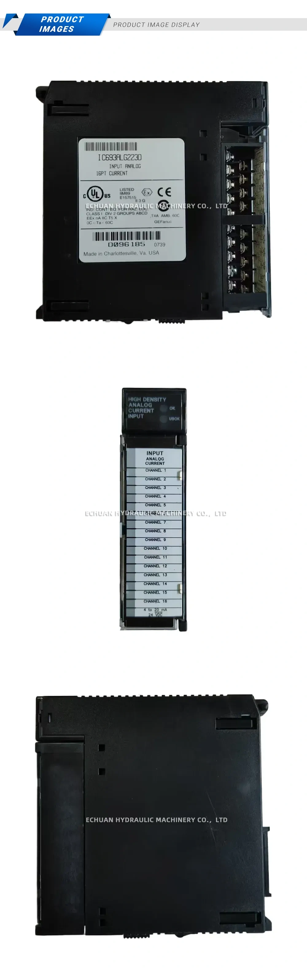GE IC693ALG223D Analog current input module Description