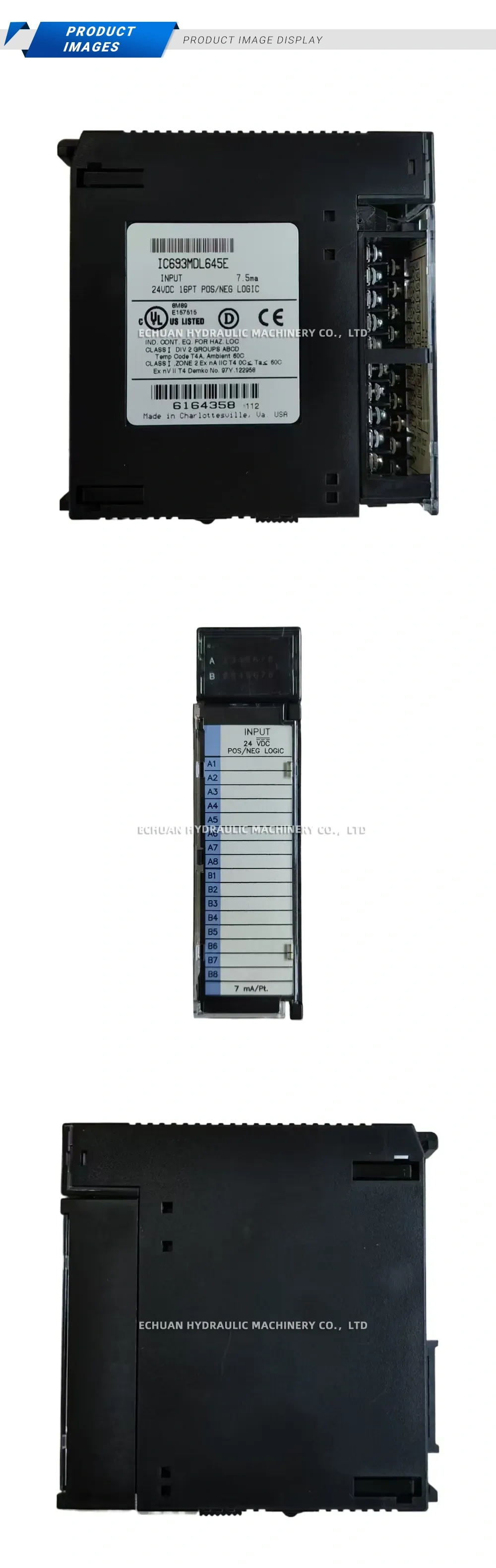 GE IC693MDL645E Input module Description