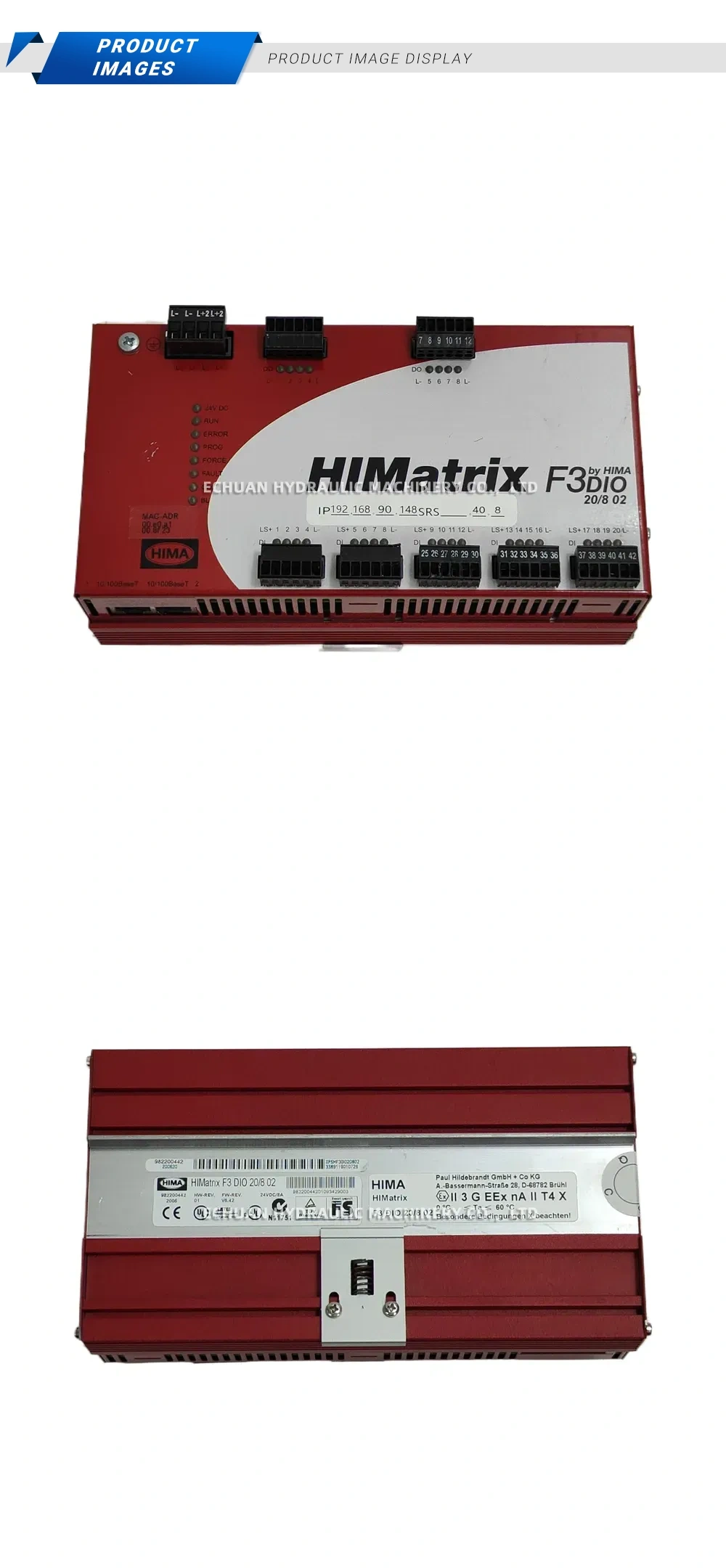 Hima F3 DIO 20/8 02 Description
