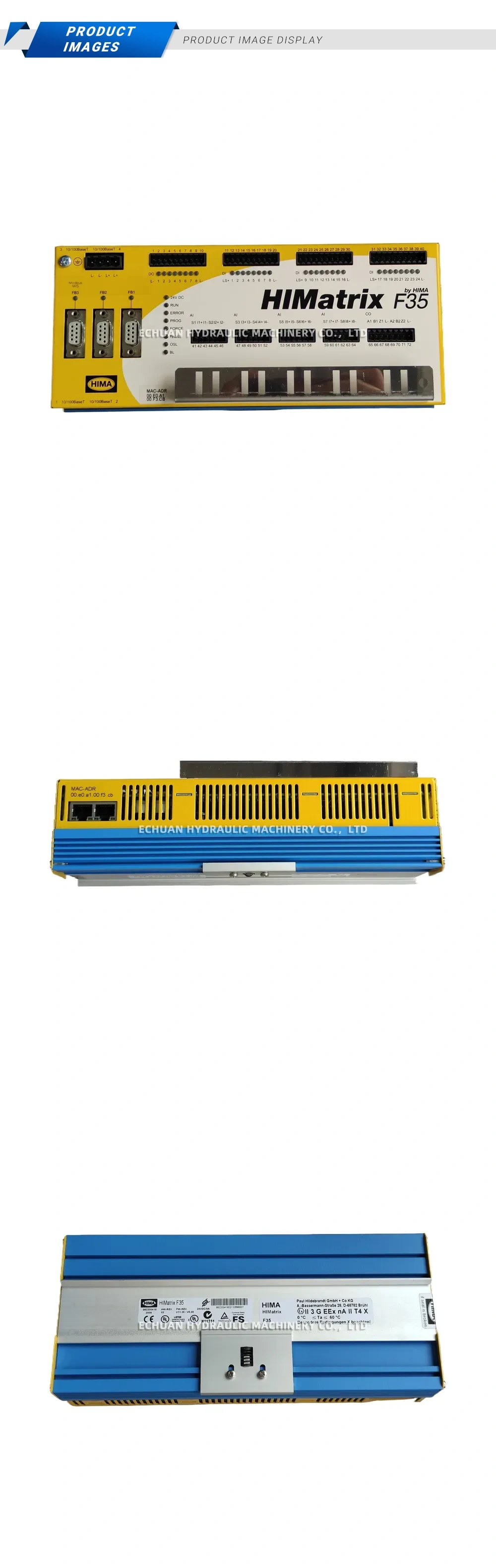 Hima F35 Safety-related controllers Description