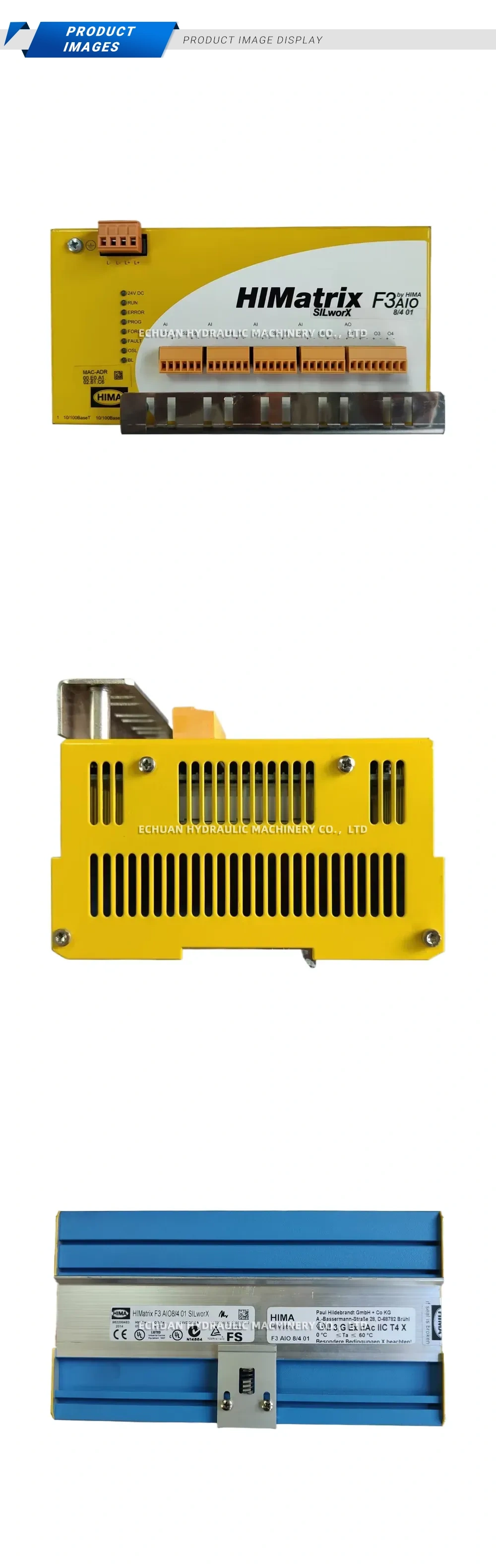 Hima F3AIO8/4 01 Safety-related controllers Description