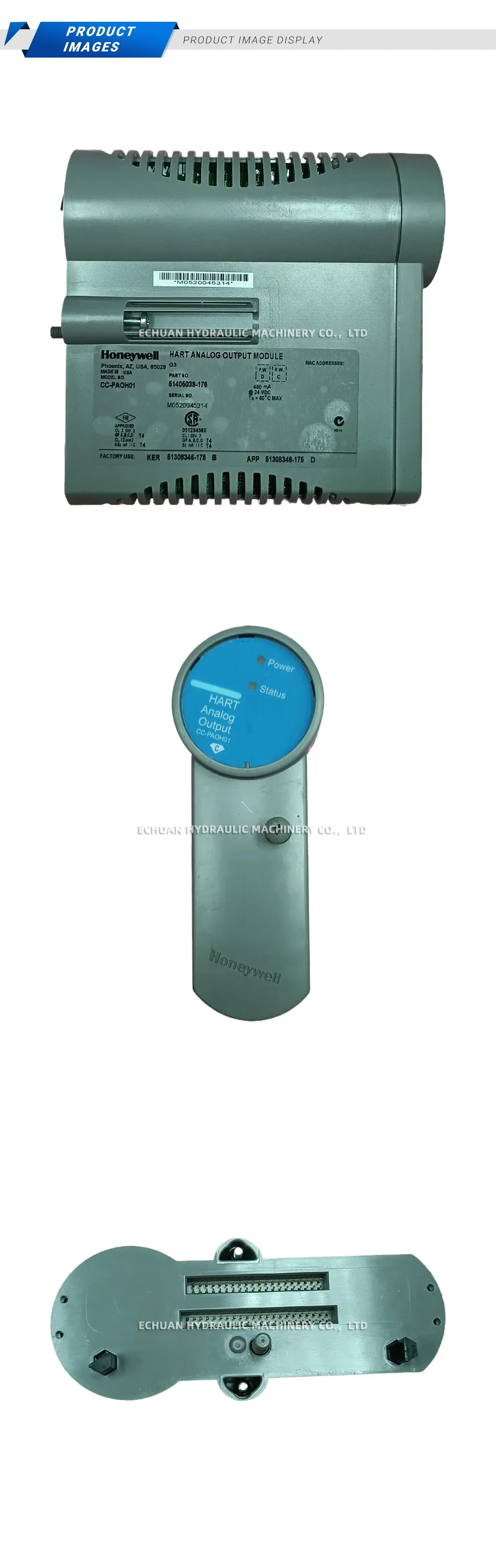 Honeywell CC-PAOH01 51405039-175 Hart Analog Output Module Description