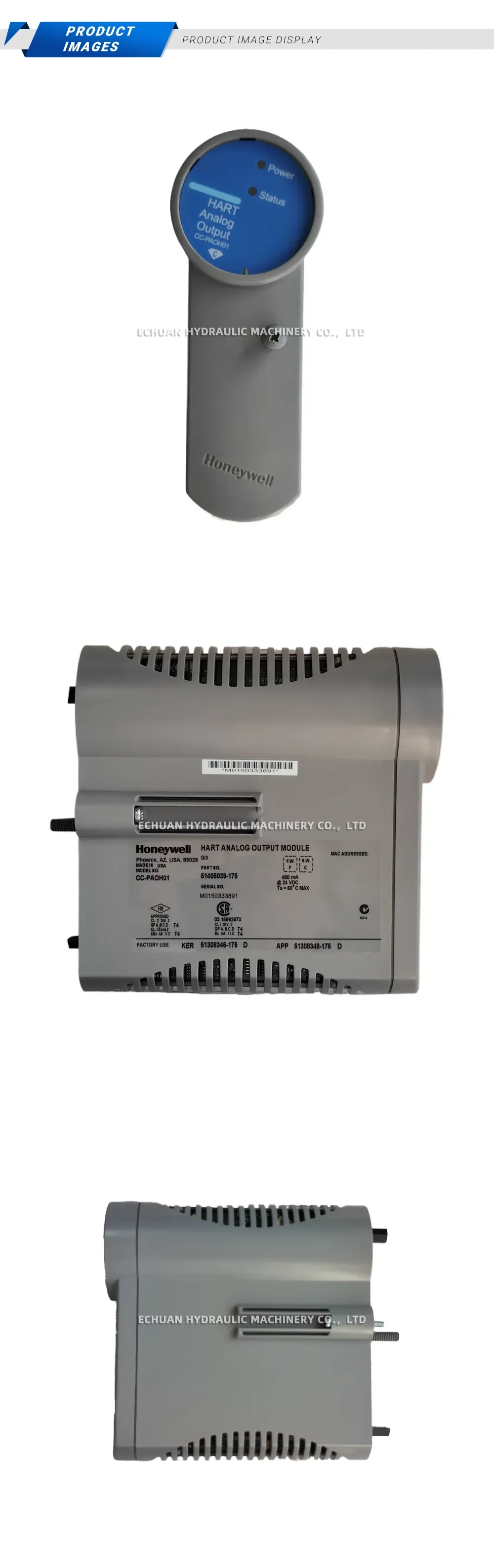 Honeywell CC-PAOH01 Analog output module Description