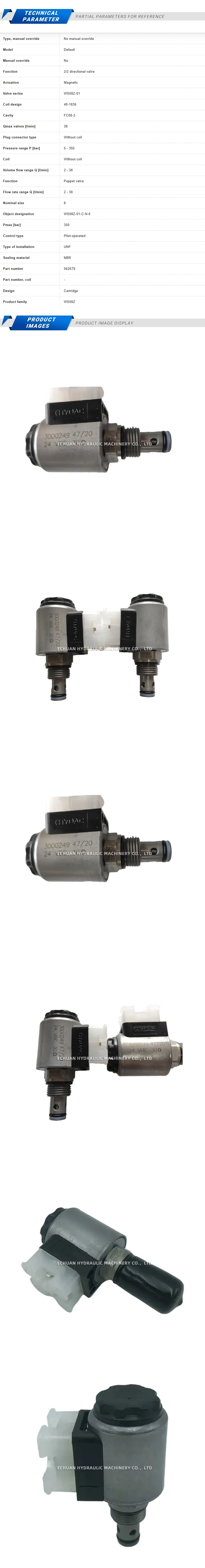 Hydac WS08Z-01-C-N Solenoid valve Description