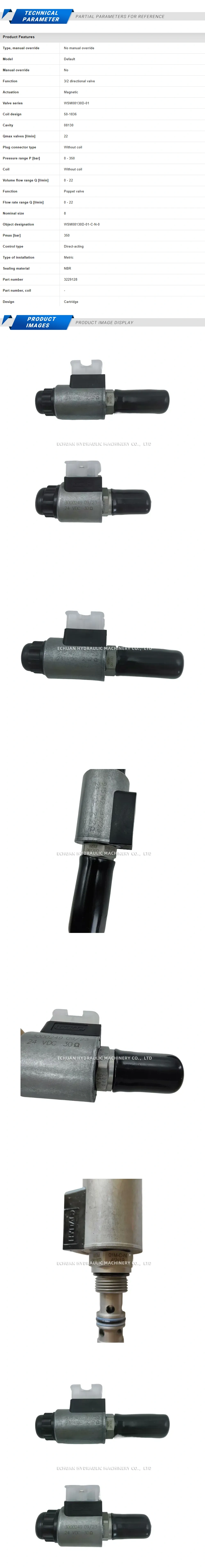 Hydac WSM08130D Solenoid valve Description