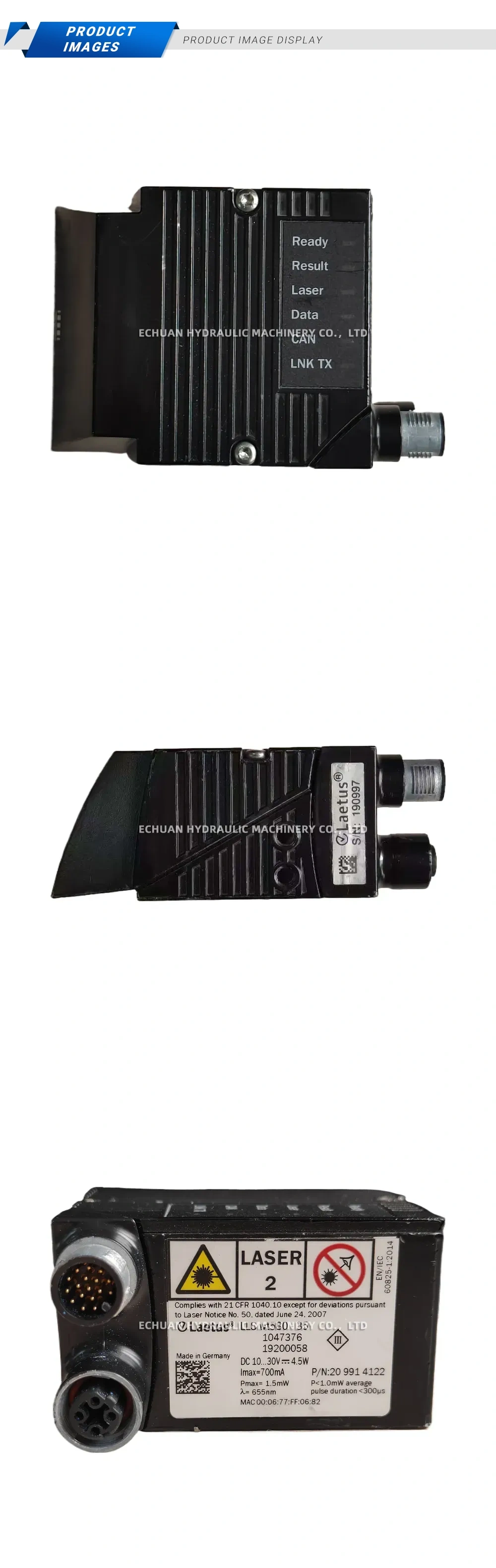 Laetus LLS WT580-35 Fixed barcode scanner Description