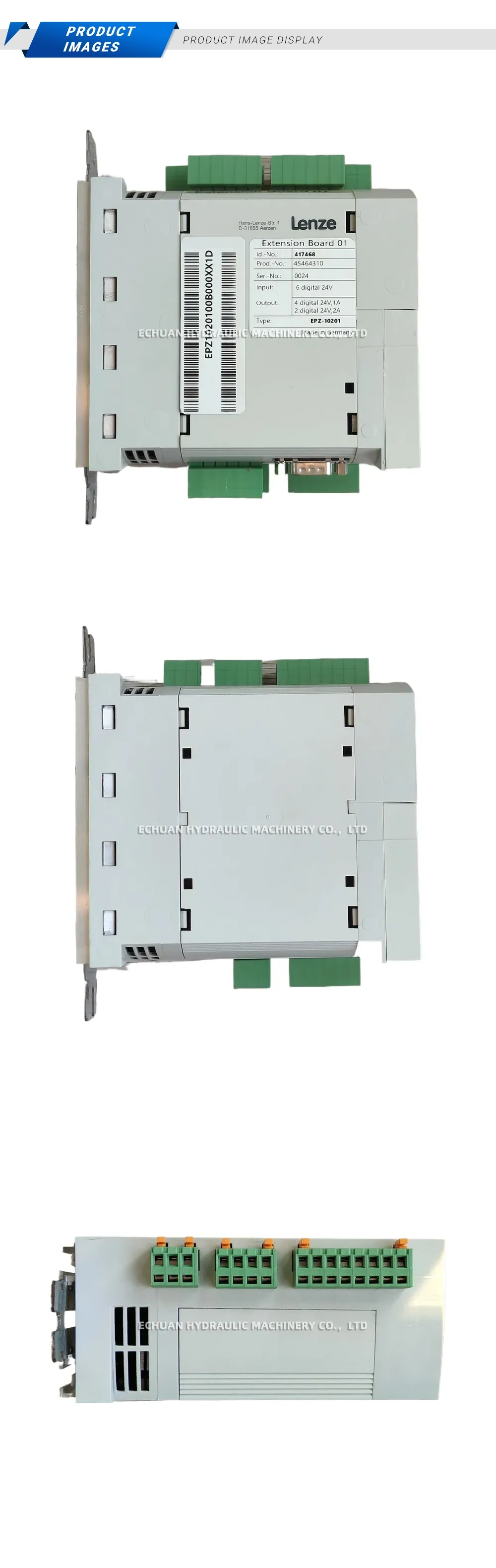 Lenze EPZ-10201 Extension Board Description
