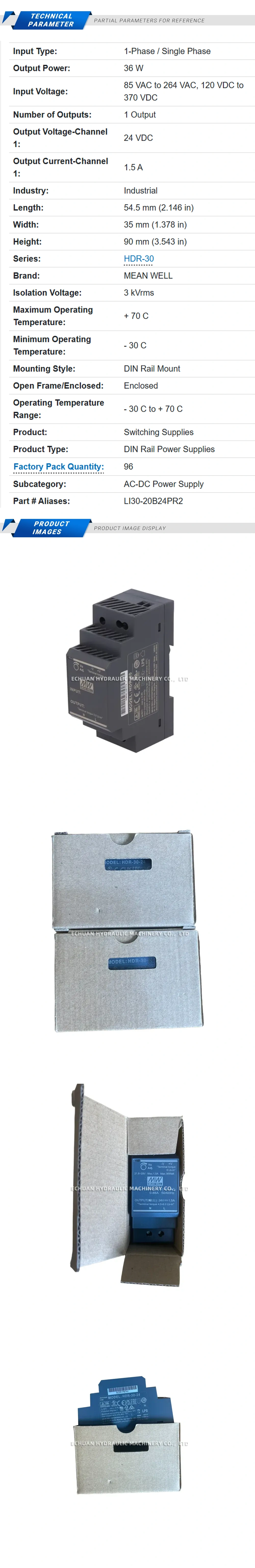 Meanwell HDR-30-24 Description