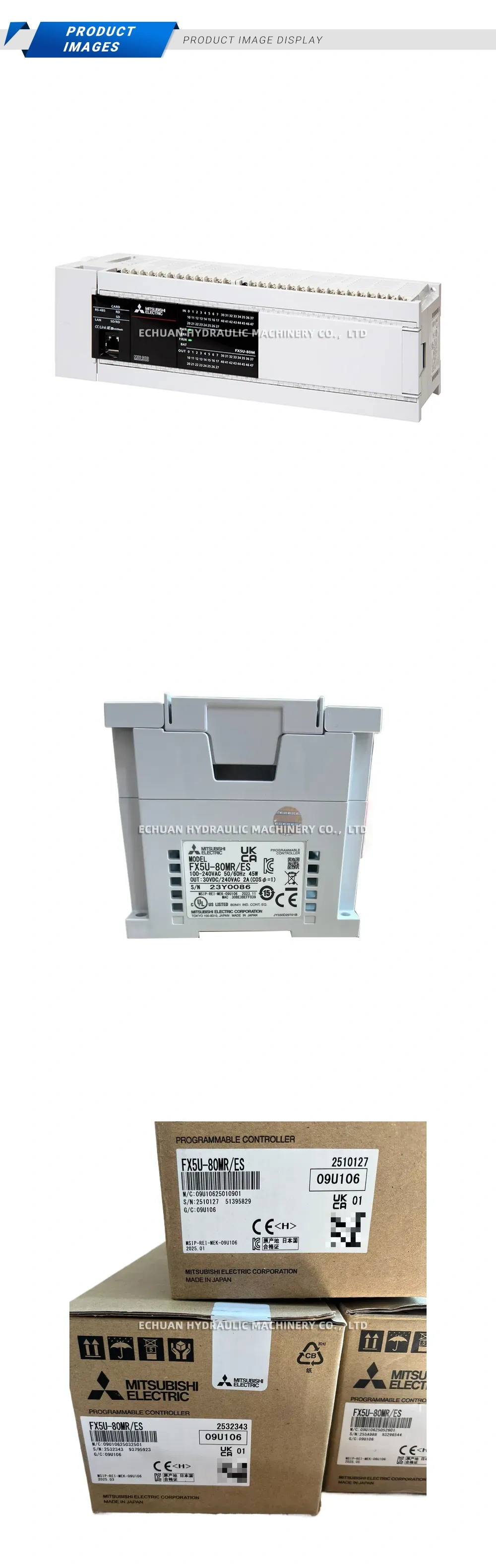 Mitsubishi FX5U-80MR/ES Description