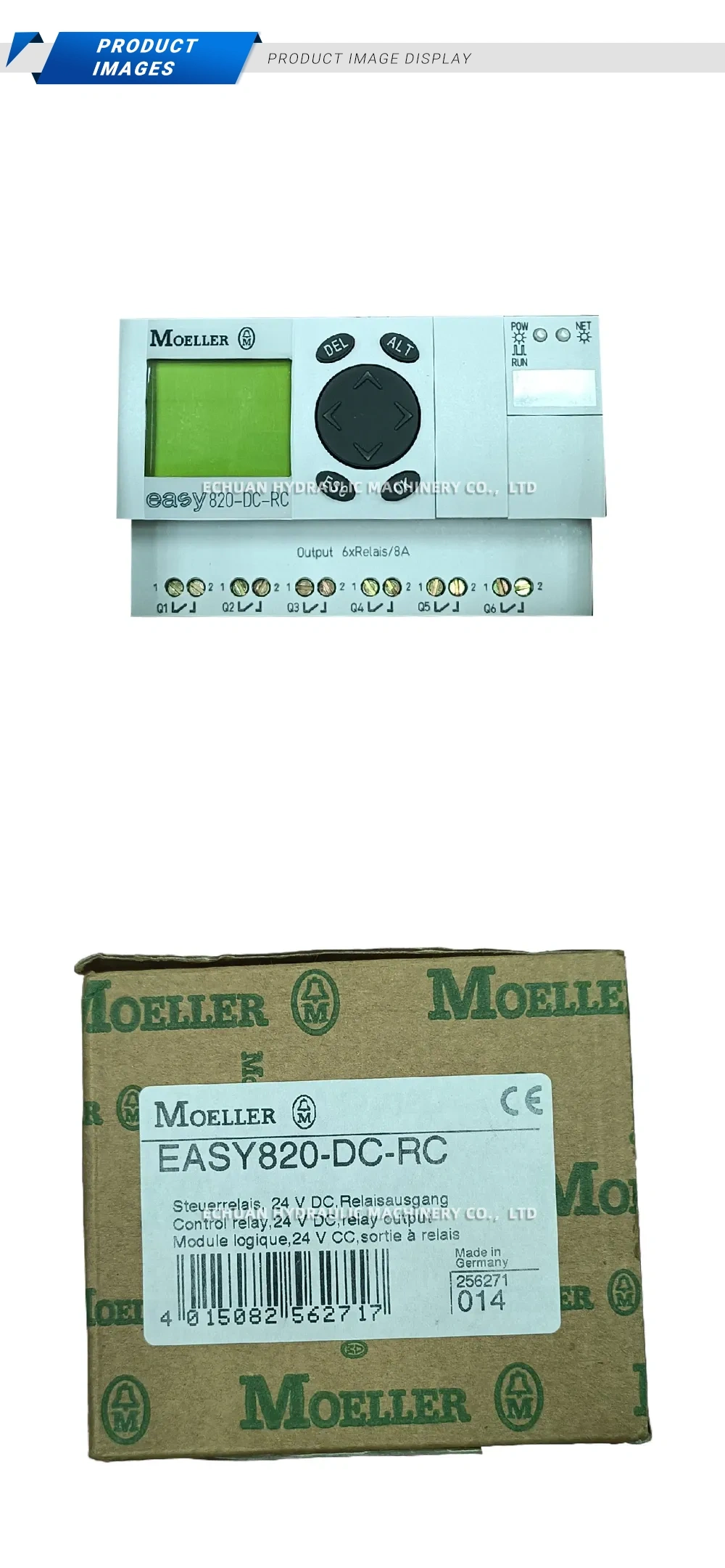 Moeller EASY820-DC-RC Controller module Description