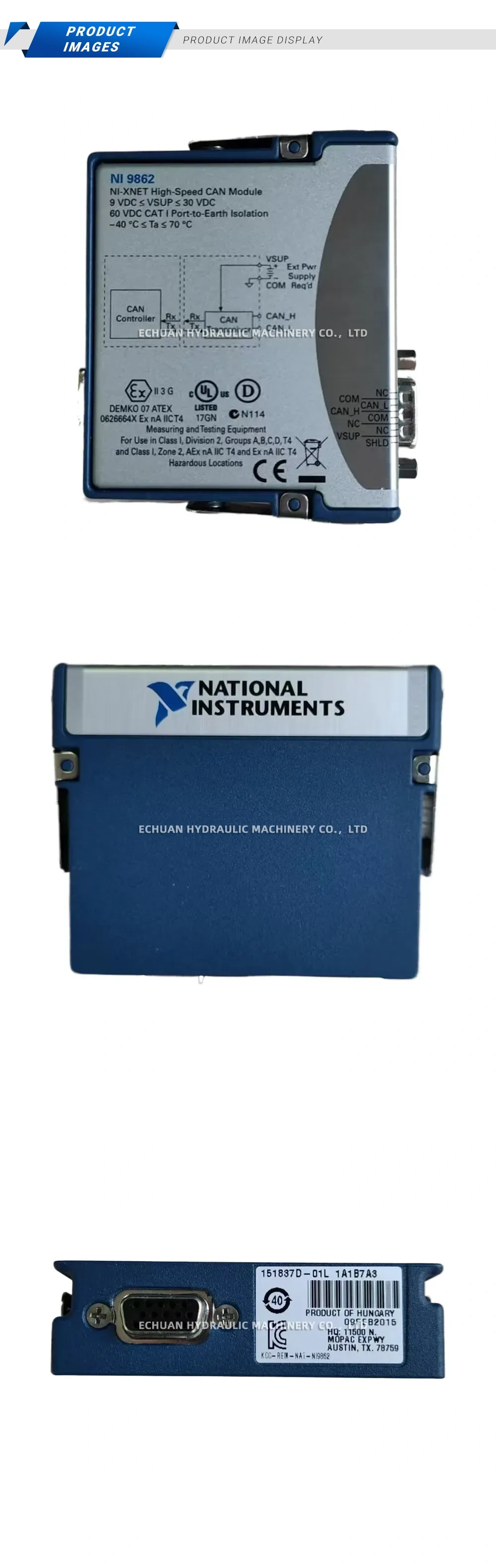 National Instruments 9862 Module Description