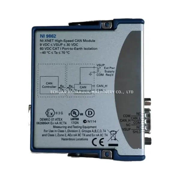 National Instruments 9862 Module - Echuan Hydraulic
