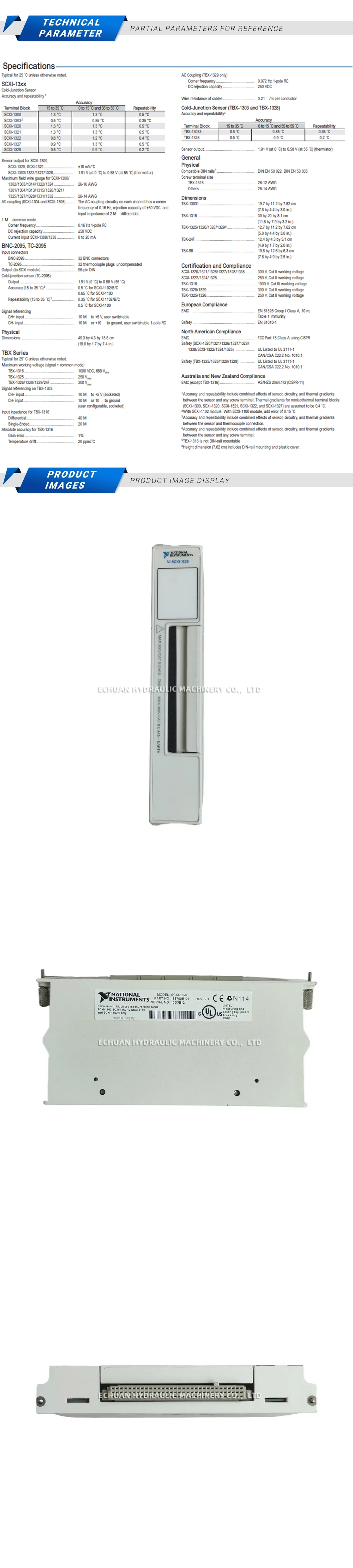 National Instruments SCXI-1326 Description