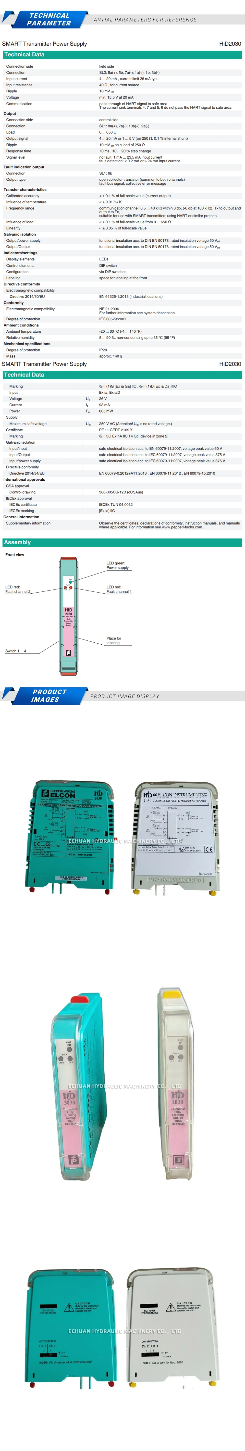 Pepperl+Fuchs HID2030 Description
