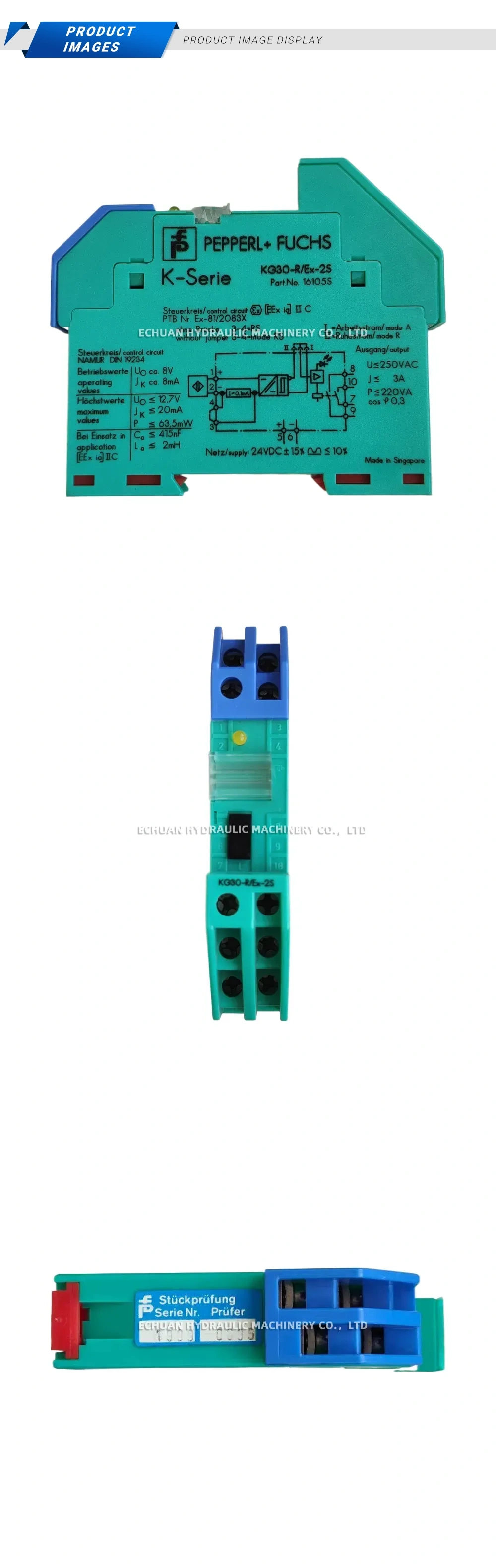 Pepperl+Fuchs KG30-R/EX-2S Description