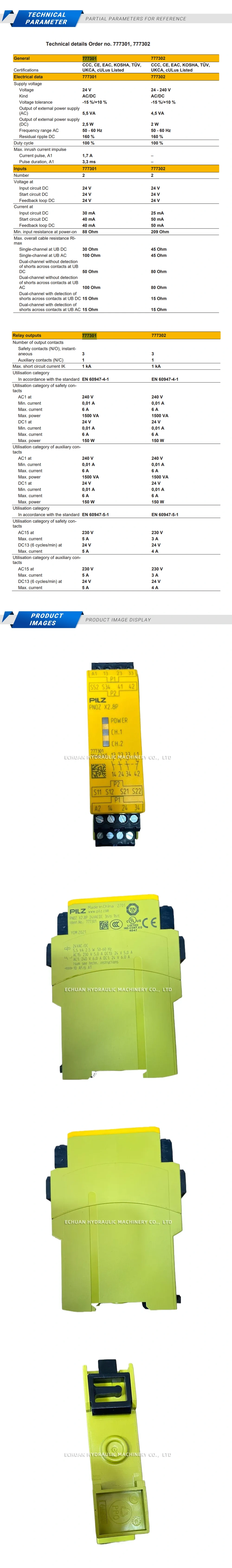 Pilz 777301 Description