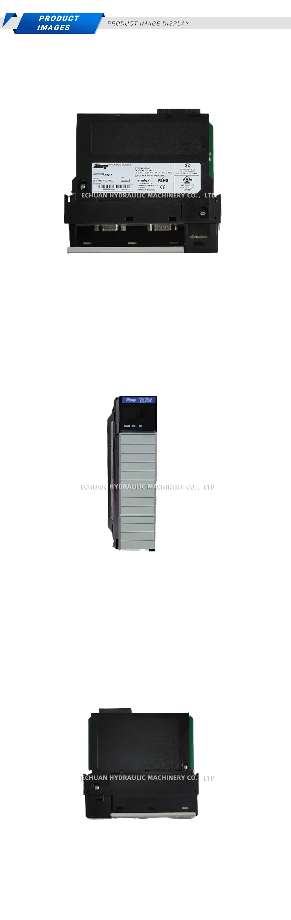 SST SST-PB3-CLX-RLL Scanner Module Description