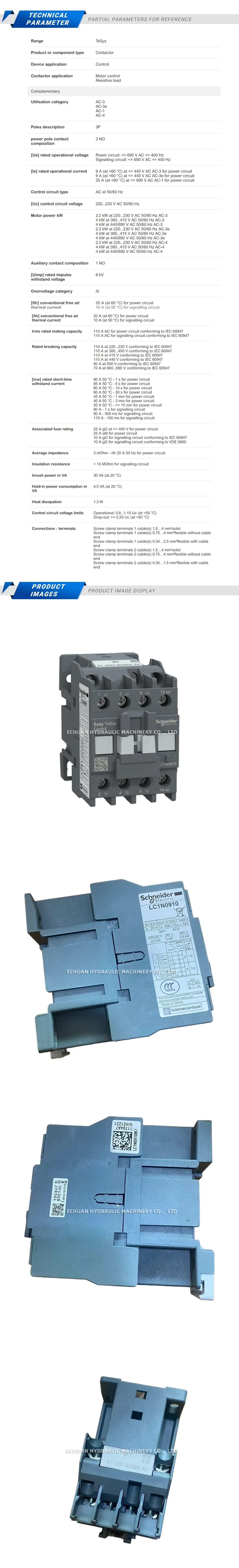 Schneider LC1N0910M7N Description