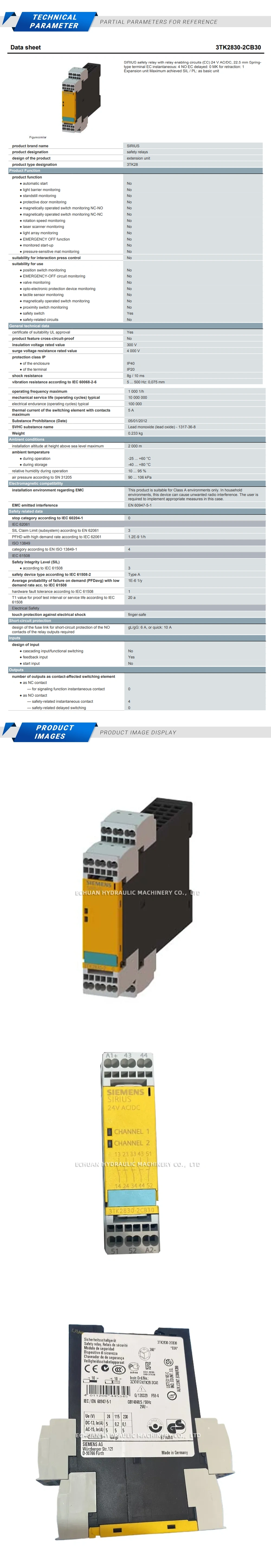 Siemens 3TK2830-2CB30 Description