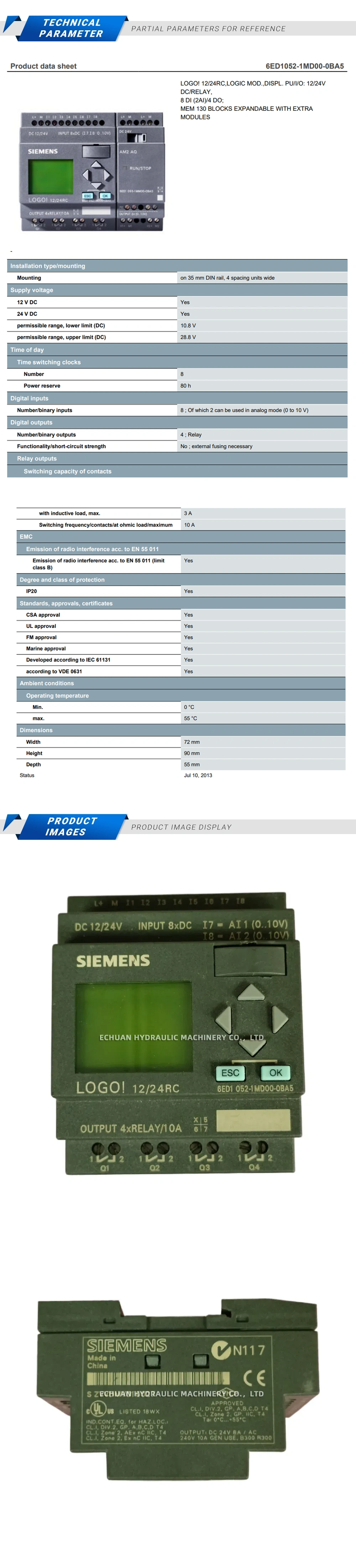Siemens 6ED1052-1MD00-0BA5 Description