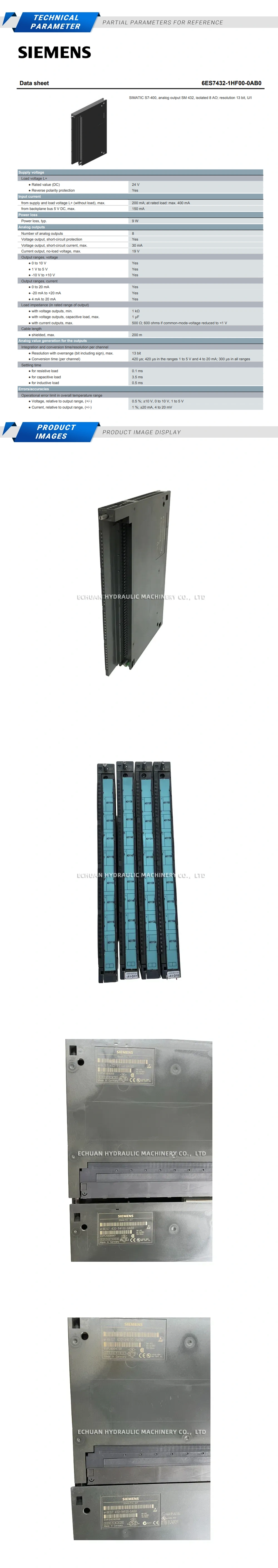 Siemens 6ES7 432-1HF00-0AB0 Description