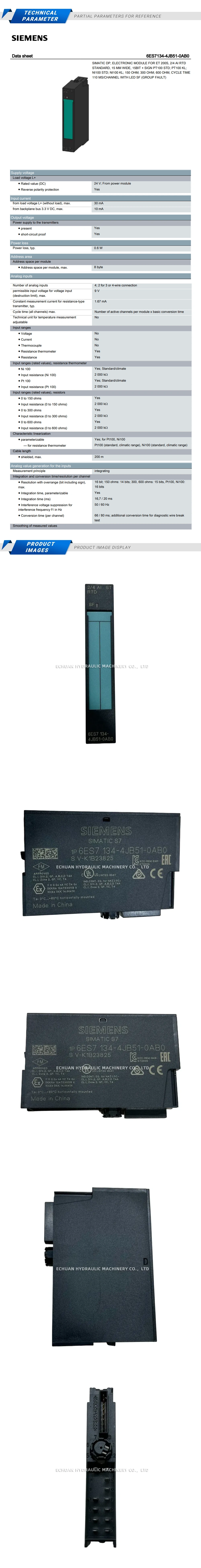 Siemens 6ES7134-4JB51-0AB0 Description