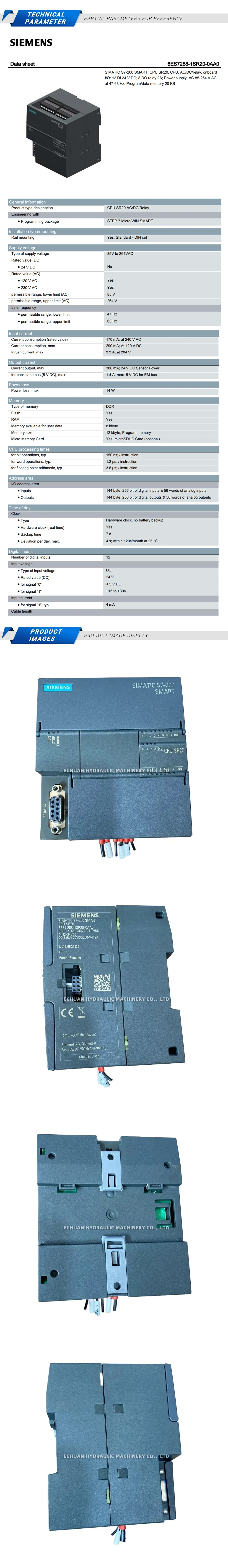 Siemens 6ES7288-1SR20-0AA0 Description
