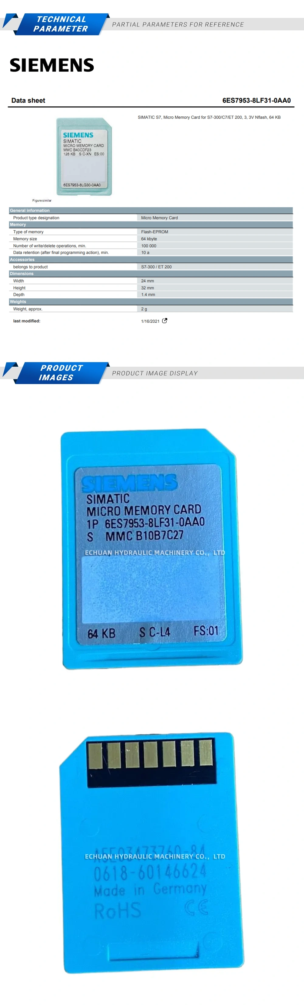 Siemens 6ES7953-8LF31-0AA0 Description