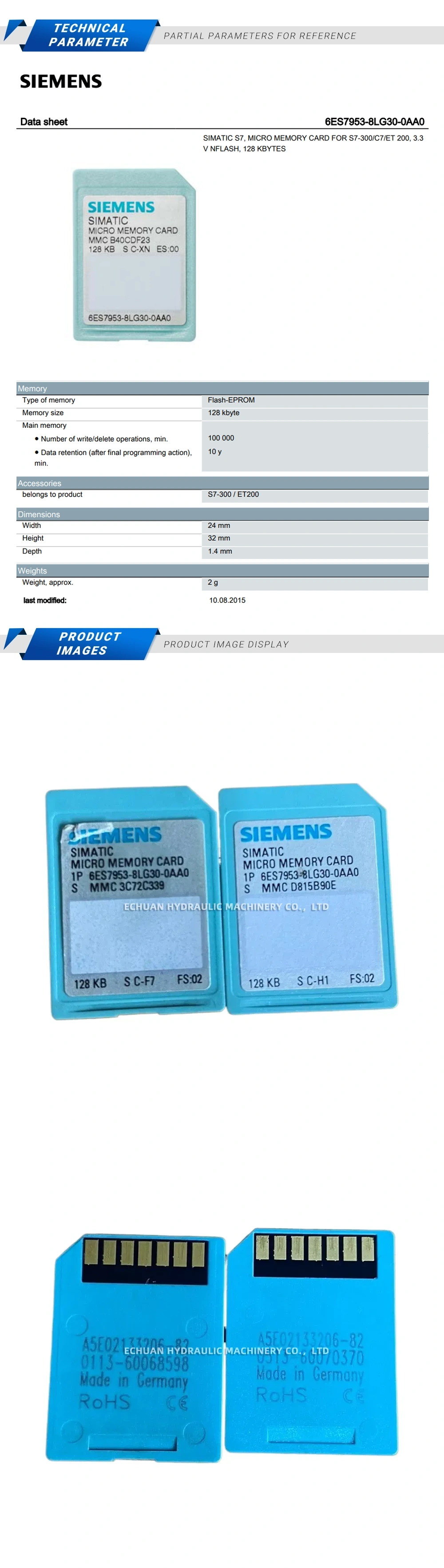 Siemens 6ES7953-8LG30-0AA0 Description